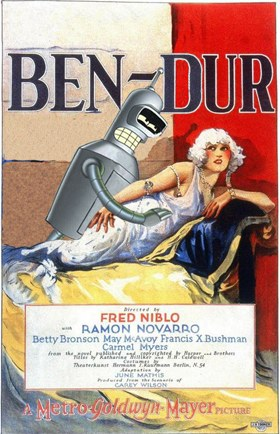 Illustration for article titled Poster Mashups Cast Classic Movies in a New Light